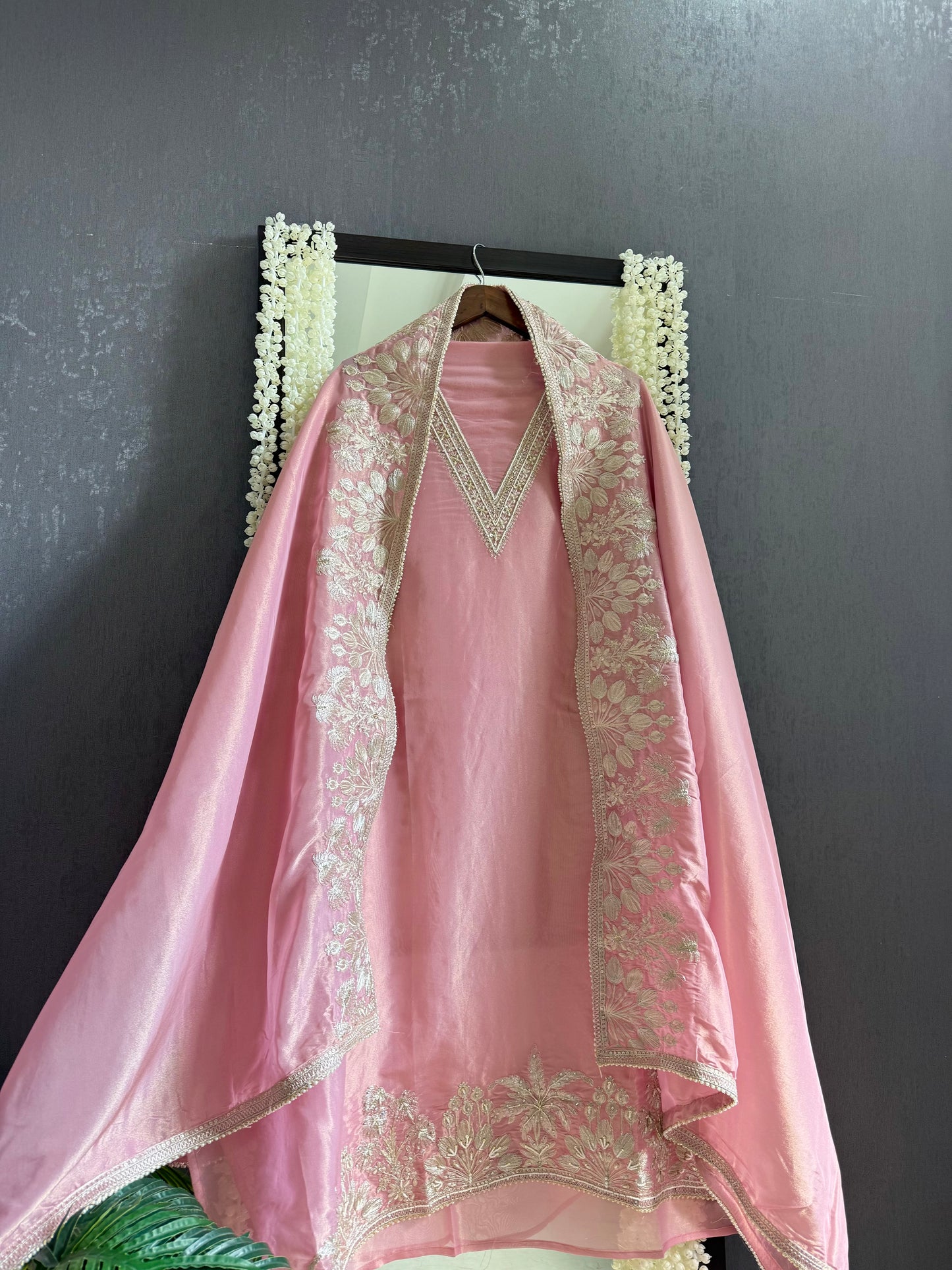 Luxurious Aari work handwork suit