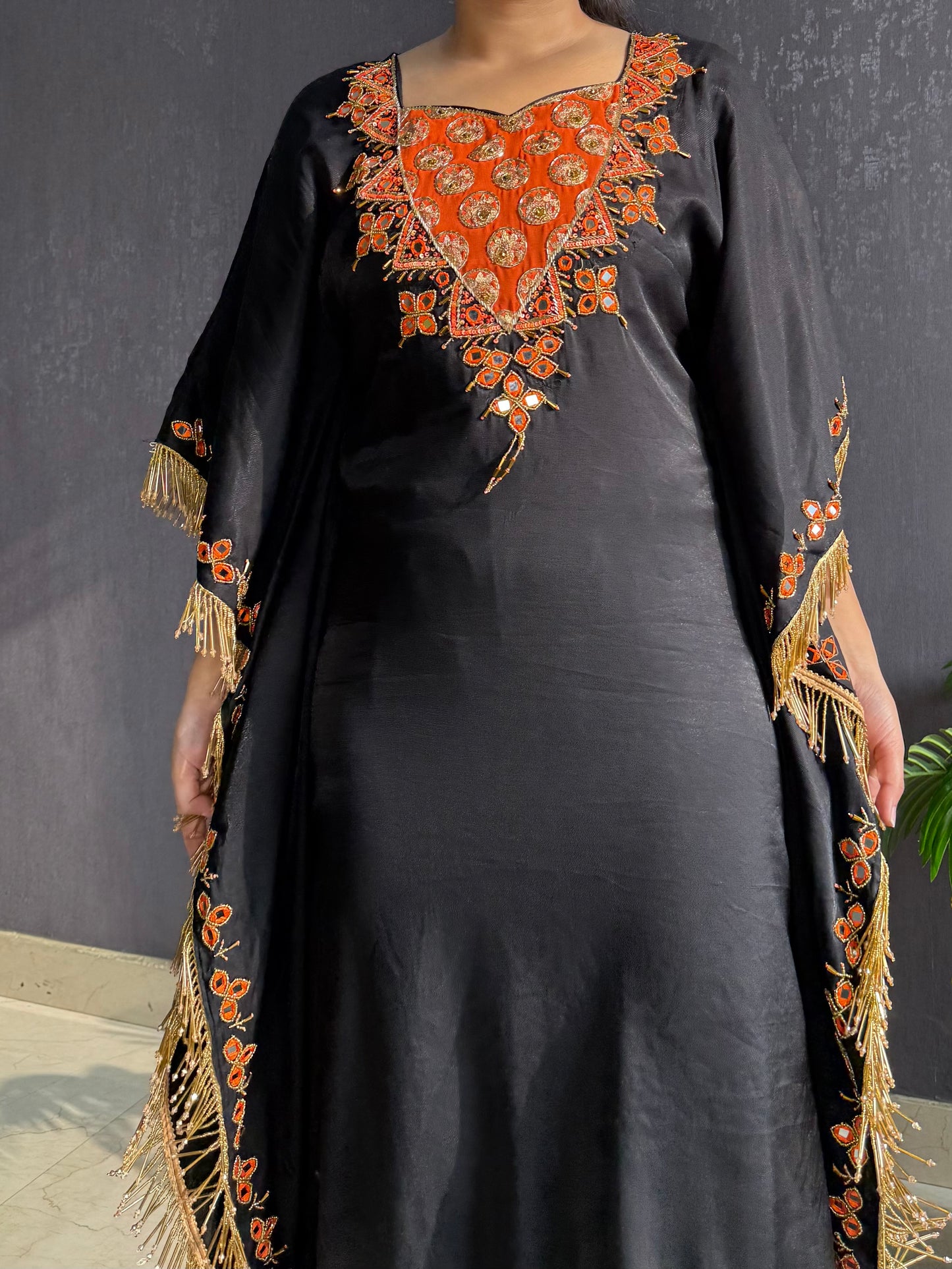 Handwork Sheesha kaftan set