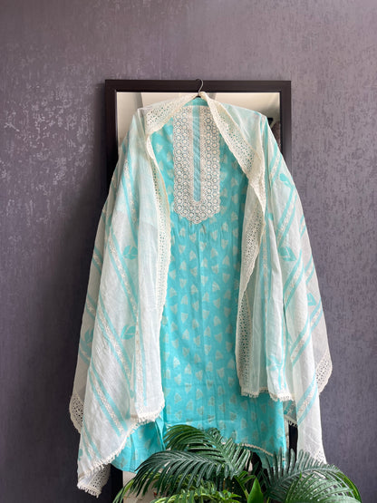 Mulmul schiffili handpainted suits