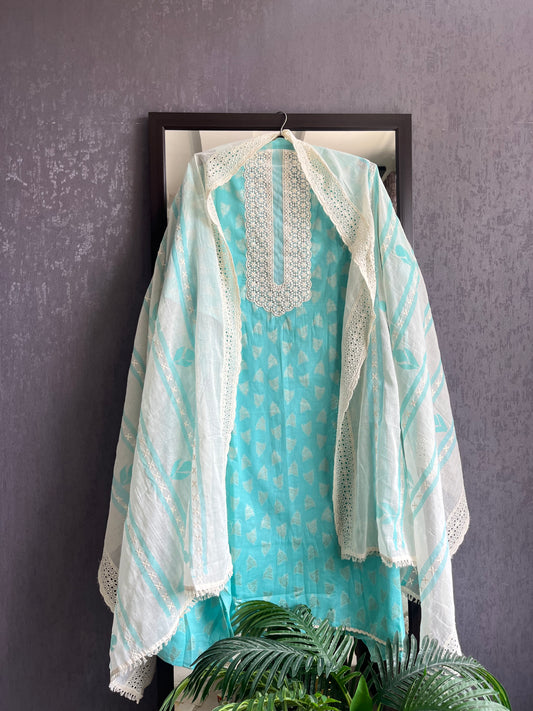 Mulmul schiffili handpainted suits