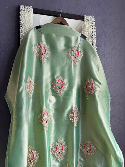 Luxurious bejewelled suit