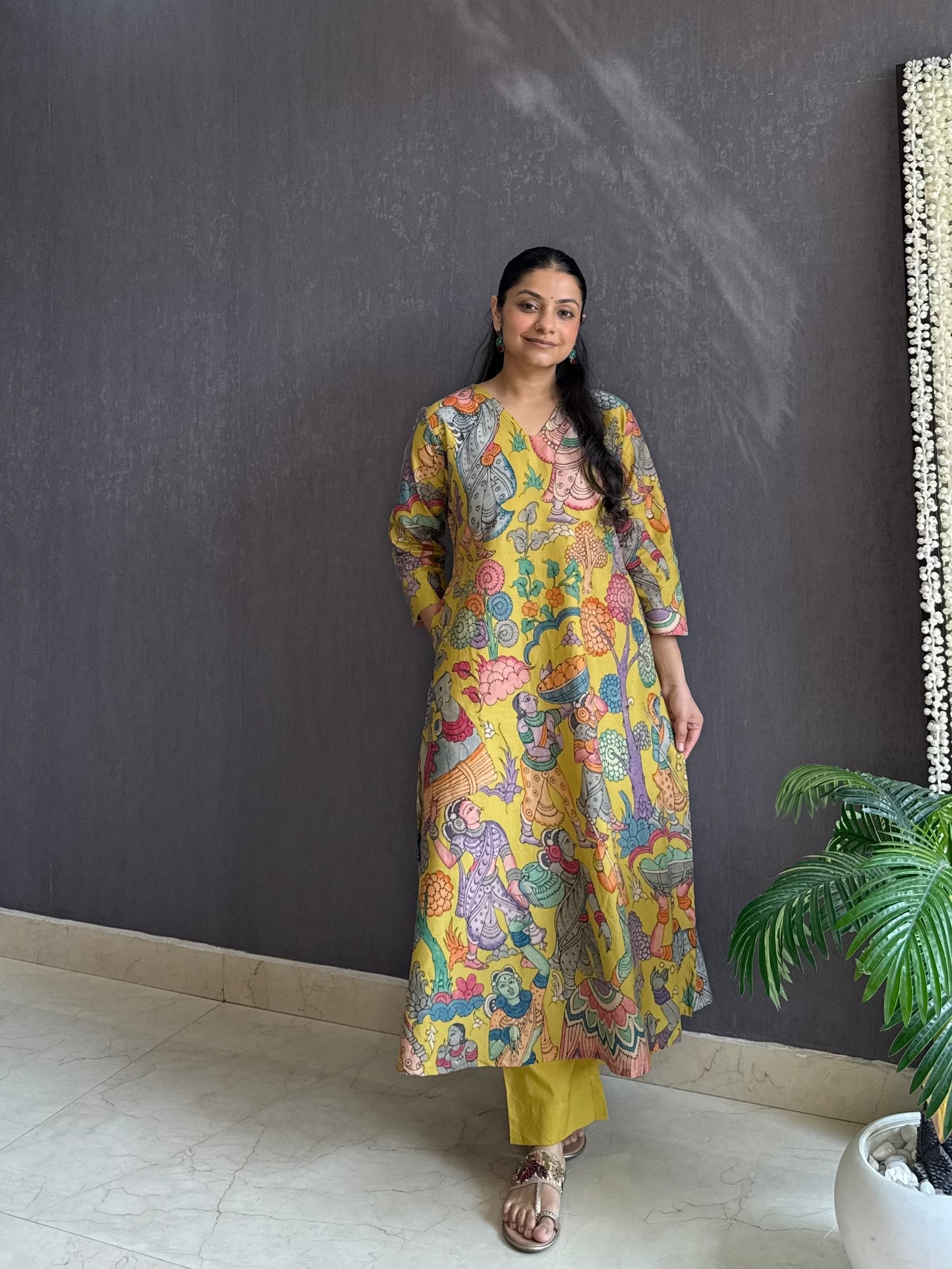 Cotton Kalamkari kurta set