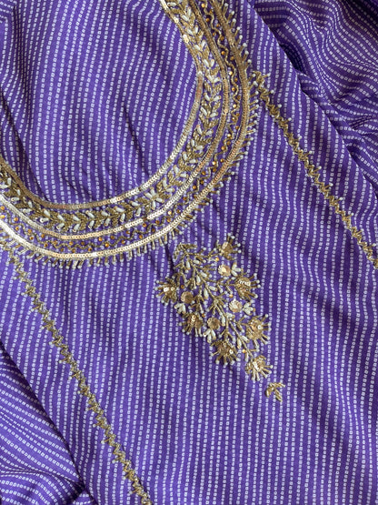 Punjabi Bandhani handwork suits