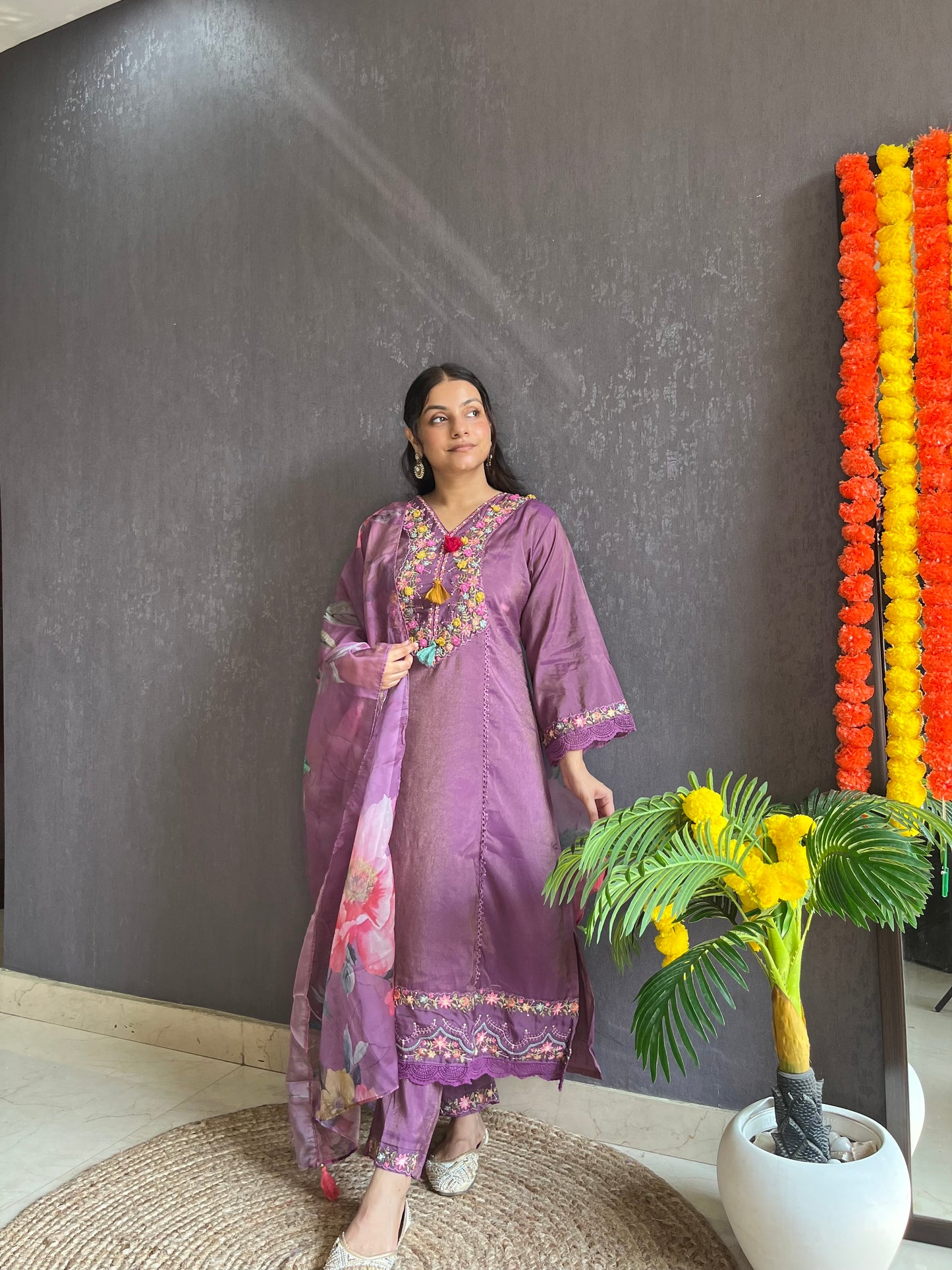 Aline Pakistani Handwork suit