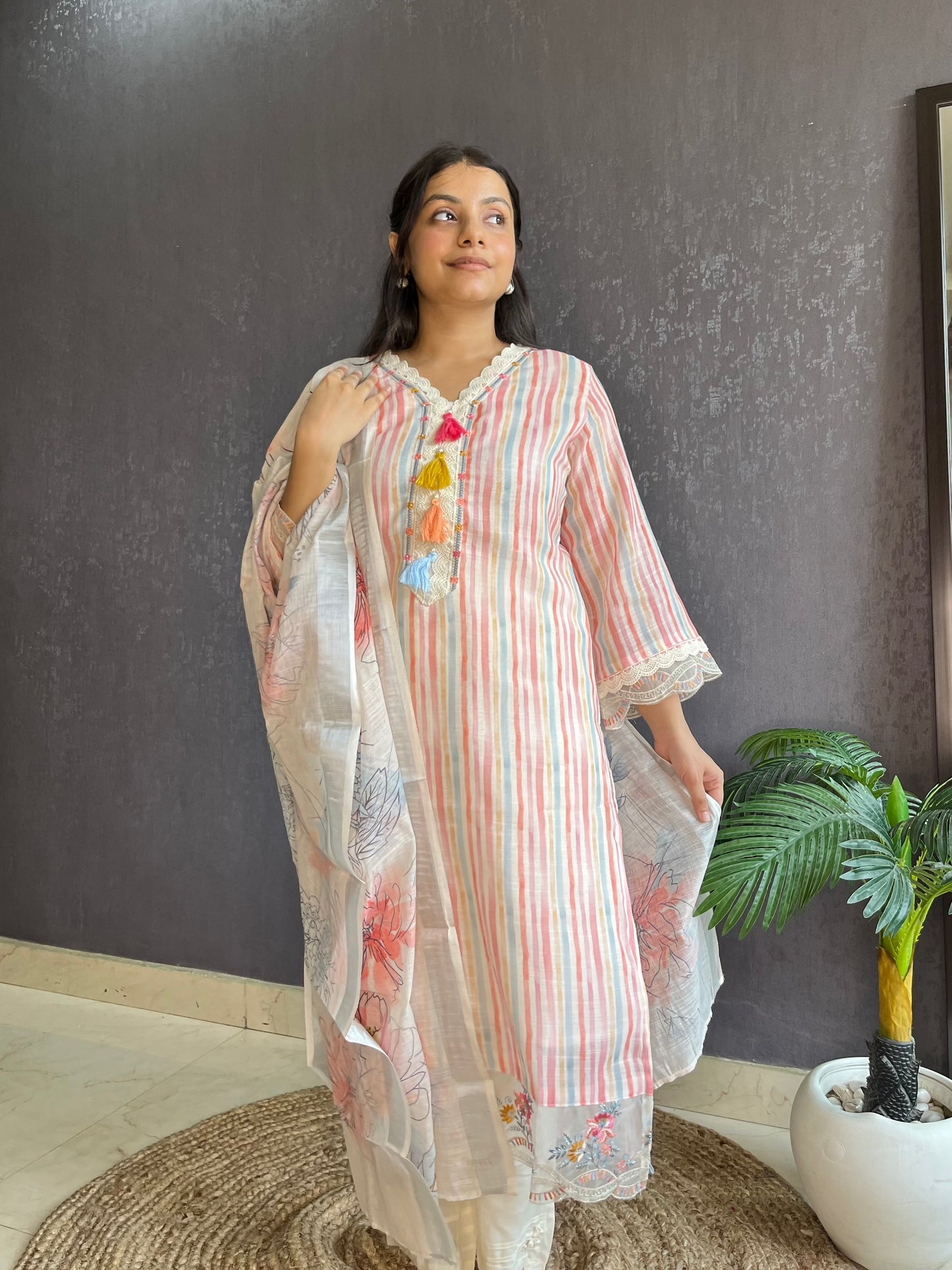 Linen designer suits