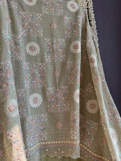 Lucknowi chikankari handwork suit