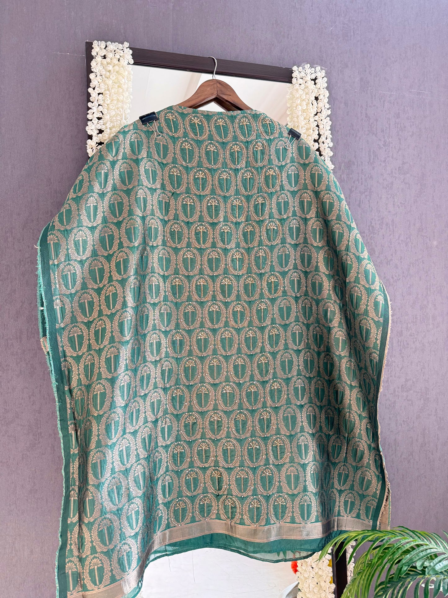 Brocade Benarsi silk suit