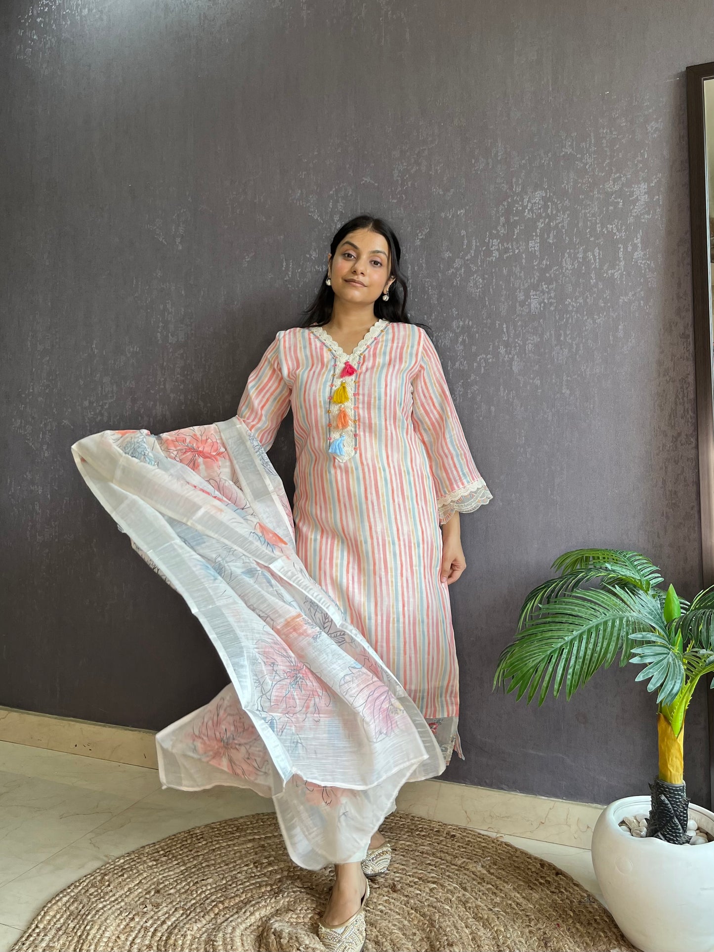 Linen designer suits