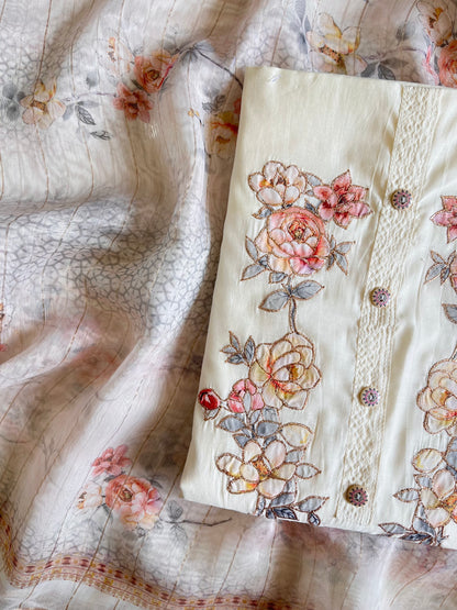 Floral Patchwork suit