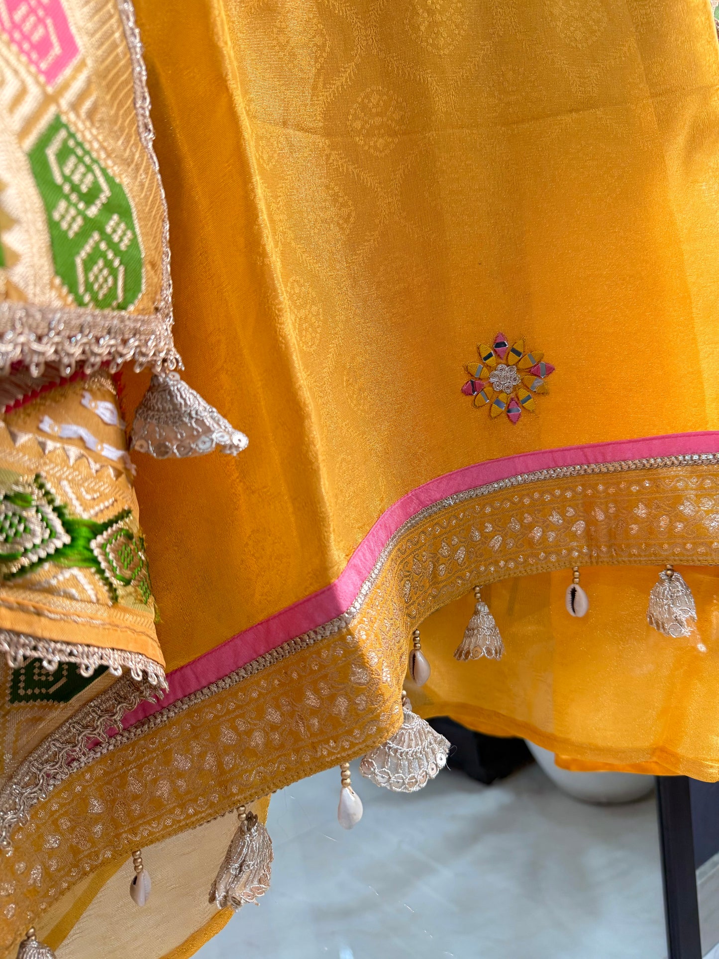 Luxurious patola kanjivaram silk suit