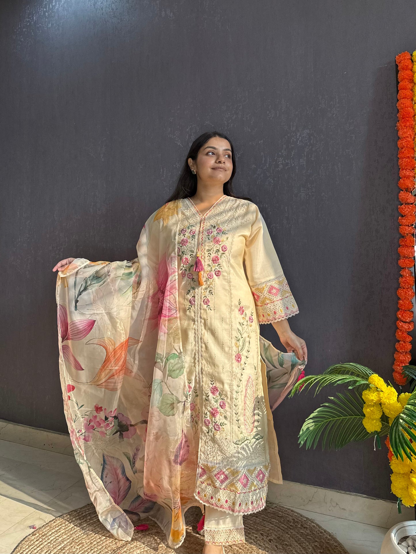 Angrakha Pakistani designer suit