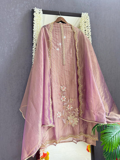 Premium Crush Tissue handwork suit