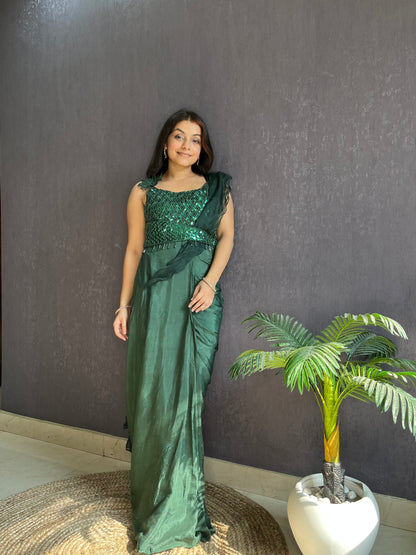 Draped Gown Saree