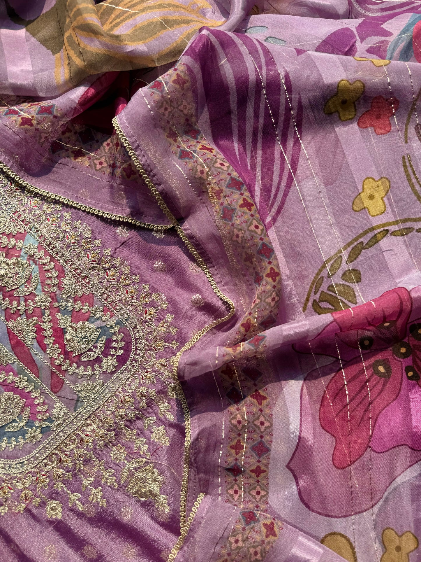 Benarsi aari work suit