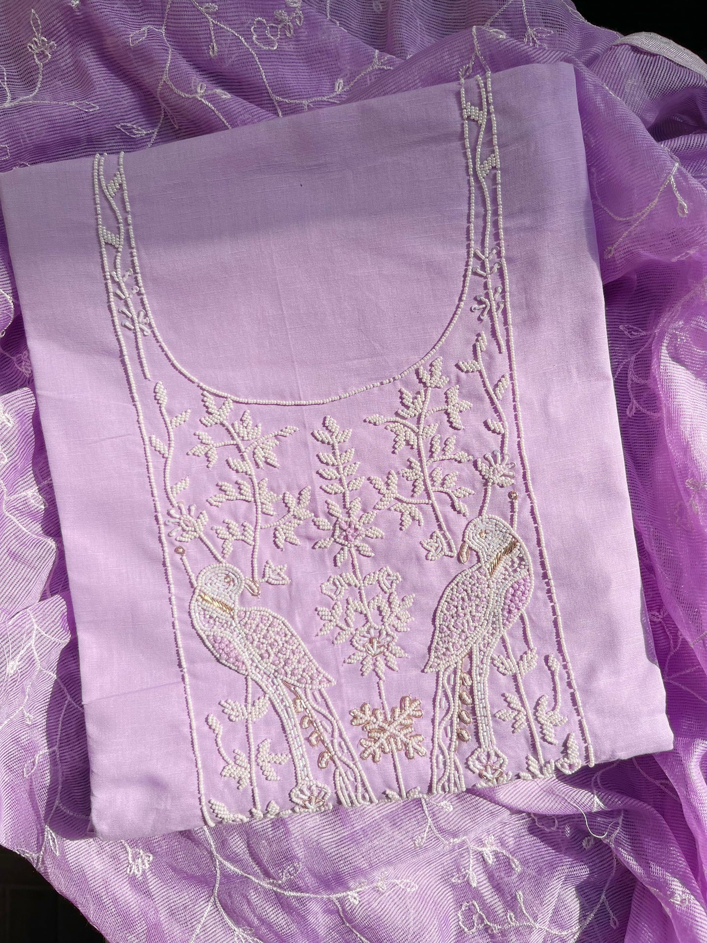 Pearlwork premium cotton suits