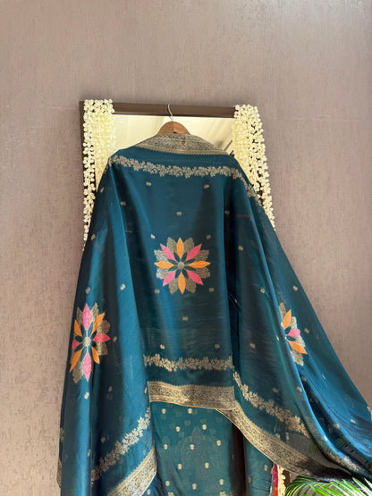 Meenakari Benarsi silk suit