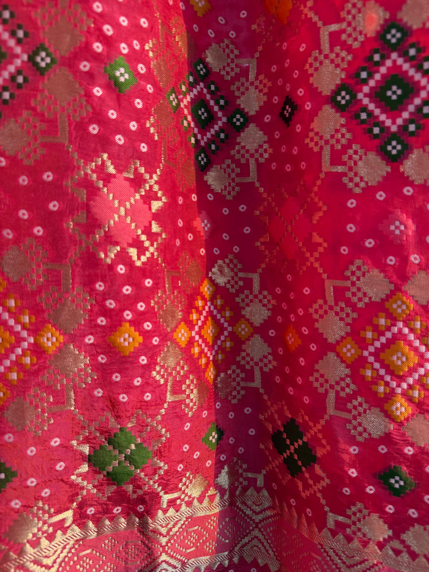 Luxurious patola kanjivaram silk suit