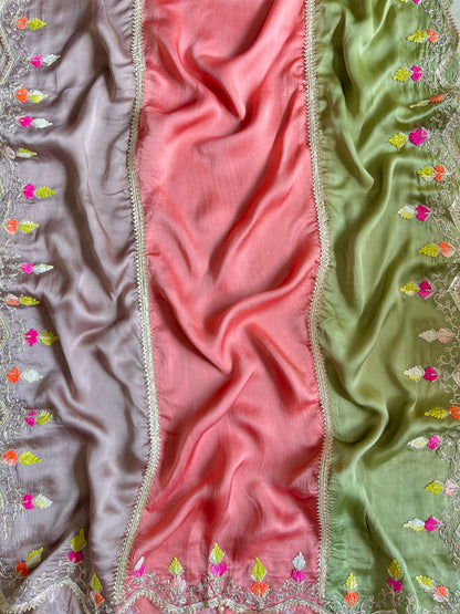 Luxurious Gotapatti silk suit