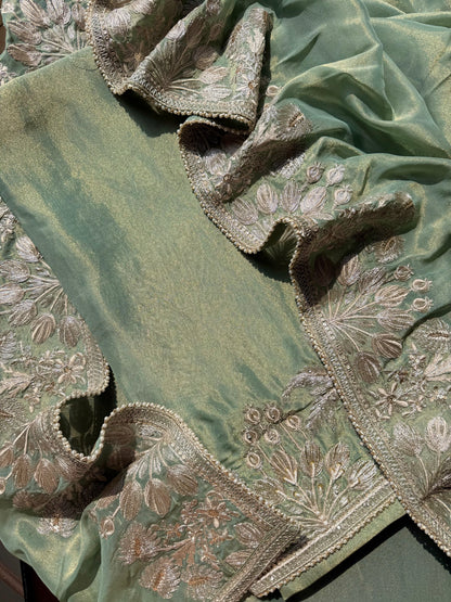 Luxurious Aari work handwork suit