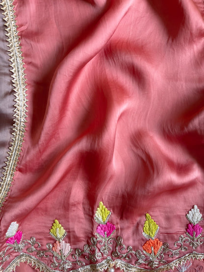 Luxurious Gotapatti silk suit