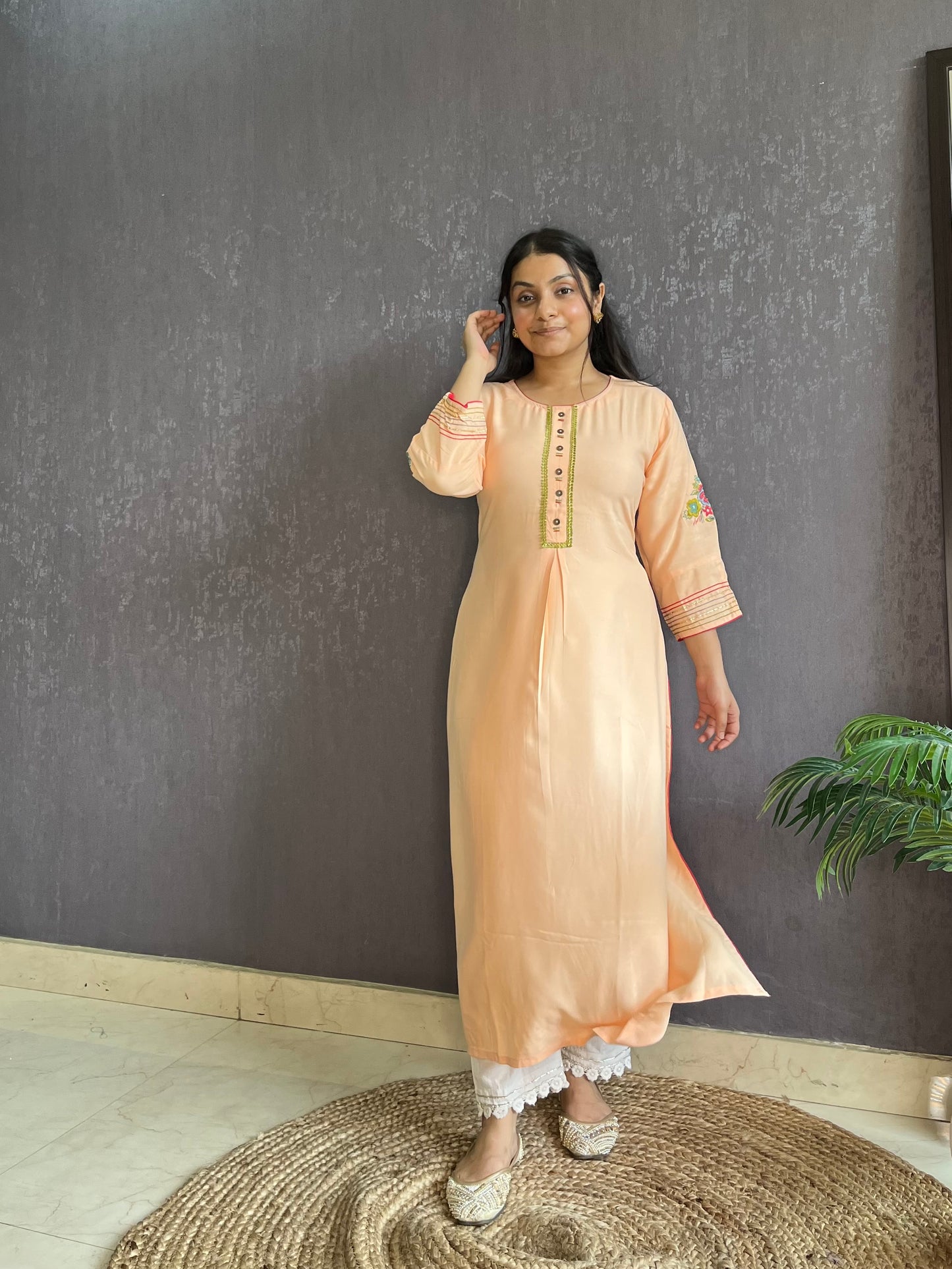 Designer flared kurtas
