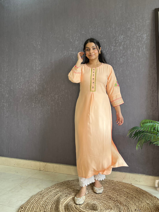 Designer flared kurtas