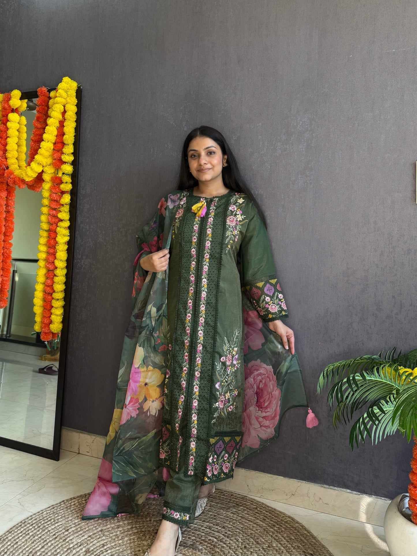 Angrakha Pakistani designer suit