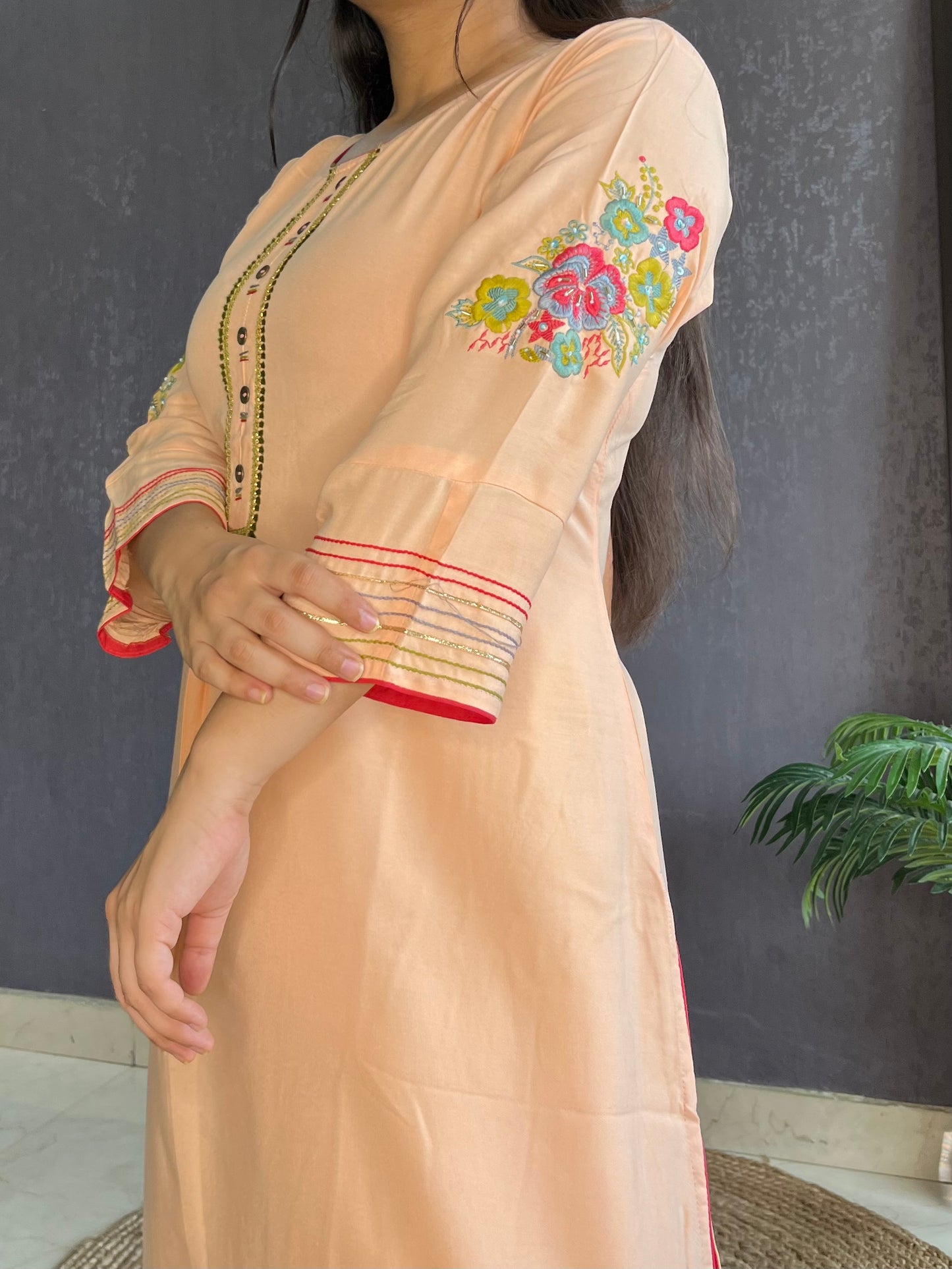 Designer flared kurtas
