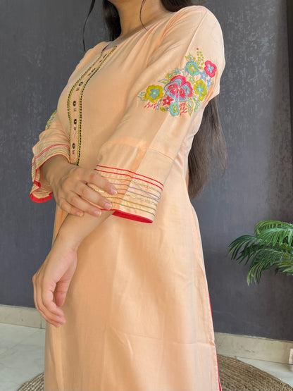 Designer flared kurtas