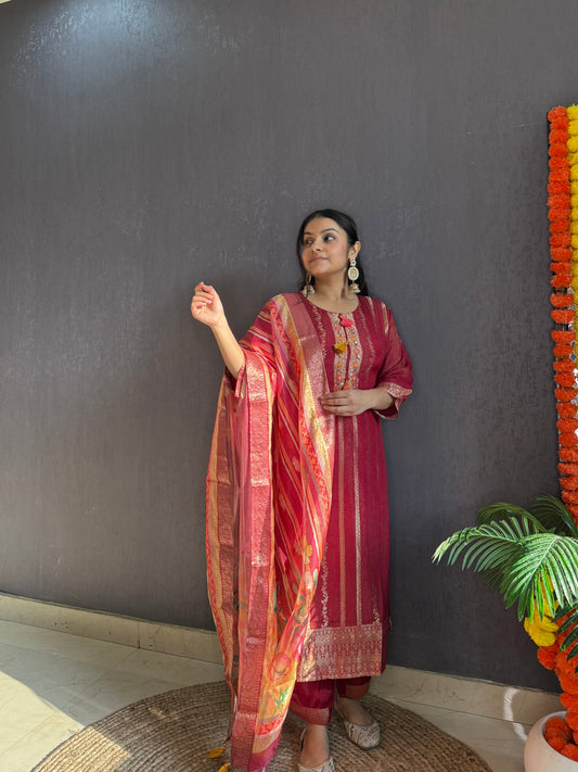 Benarsi silk suit sets