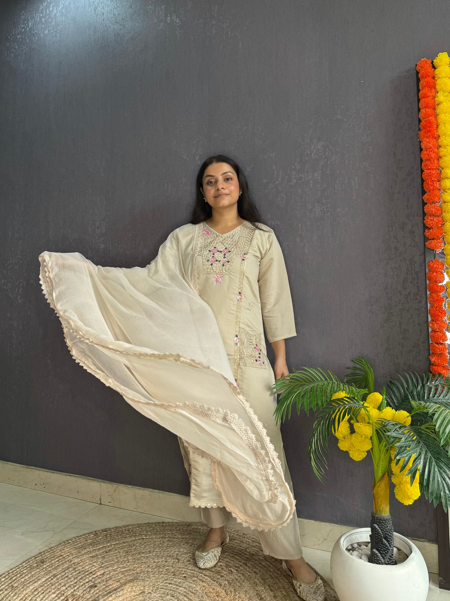 Handwork modal suit sets