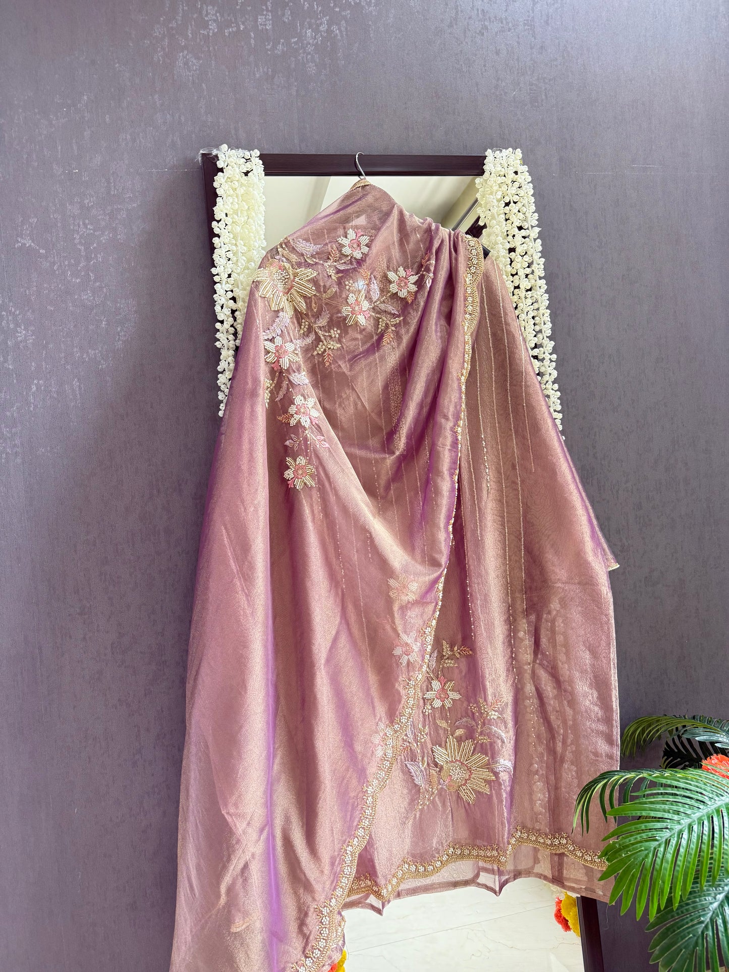 Premium Crush Tissue handwork suit