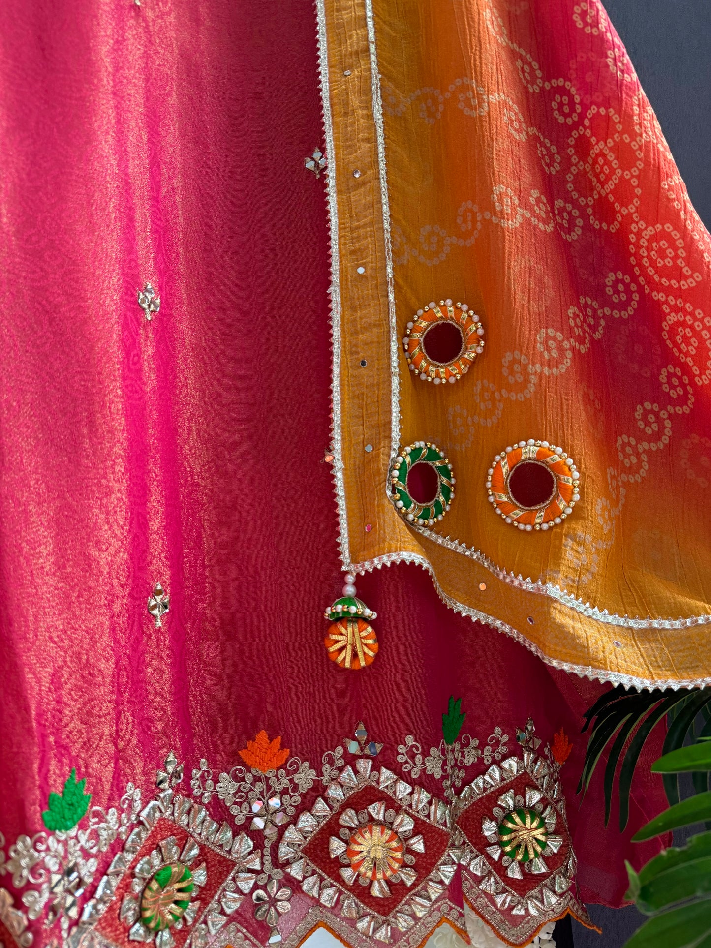 Luxurious Gotapatti Bangles suit