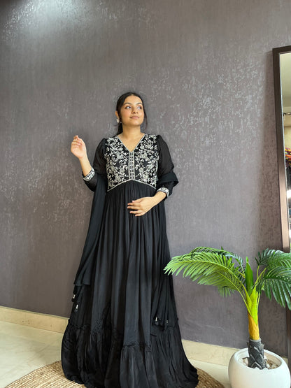 Handwork Anarkali suit