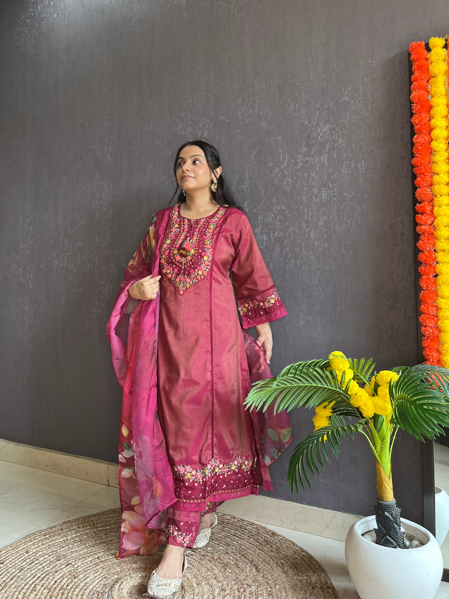 Aline Pakistani Handwork suit