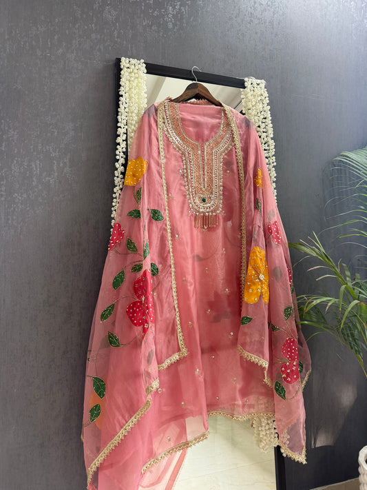 Premium handpainted handwork suit