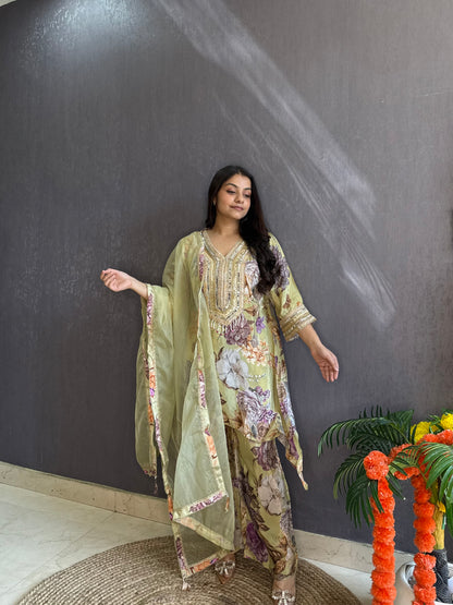 Mirrorwork Pakistani Suit