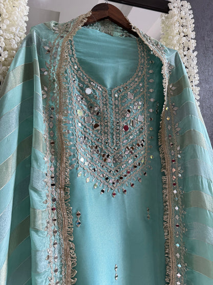 Luxurious Mirrorwork suit