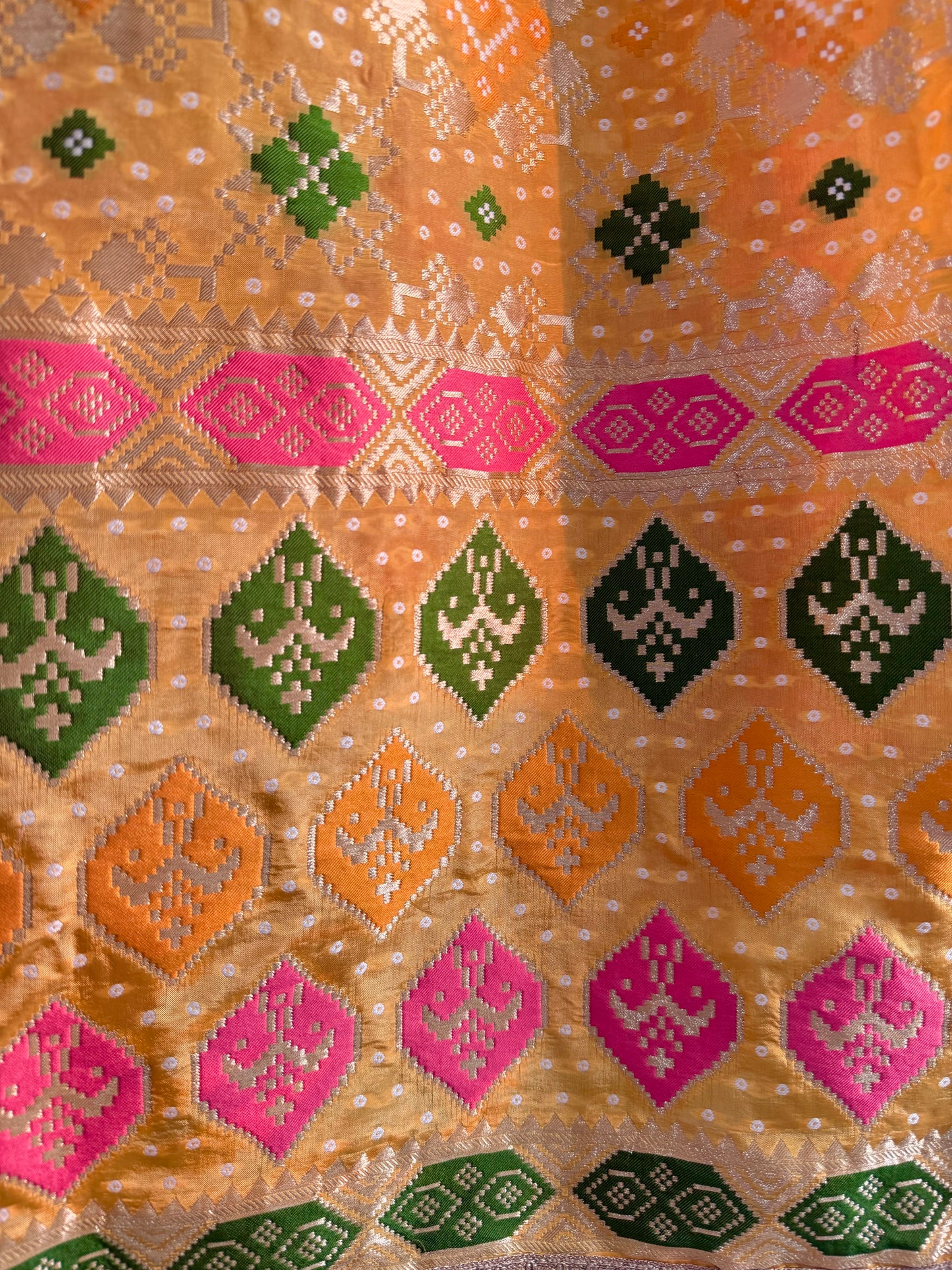 Luxurious patola kanjivaram silk suit