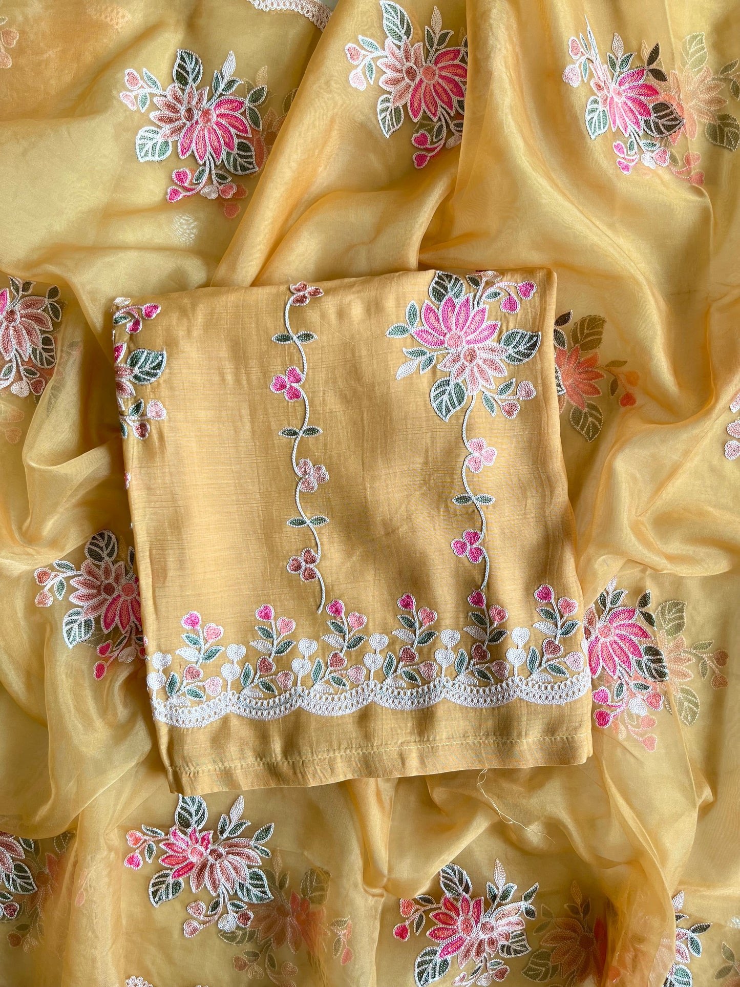 Hearts Aari work suit