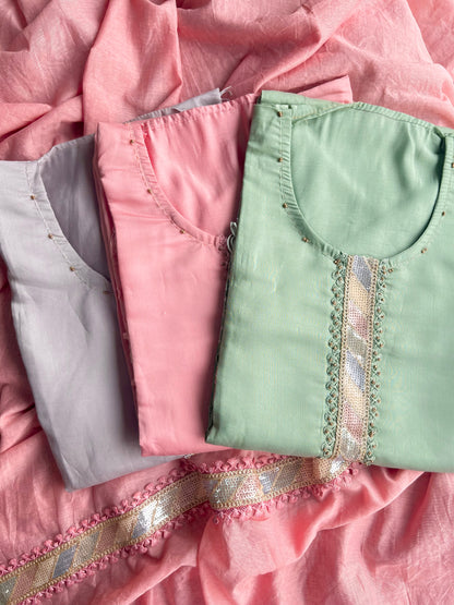 Modal sequins suits