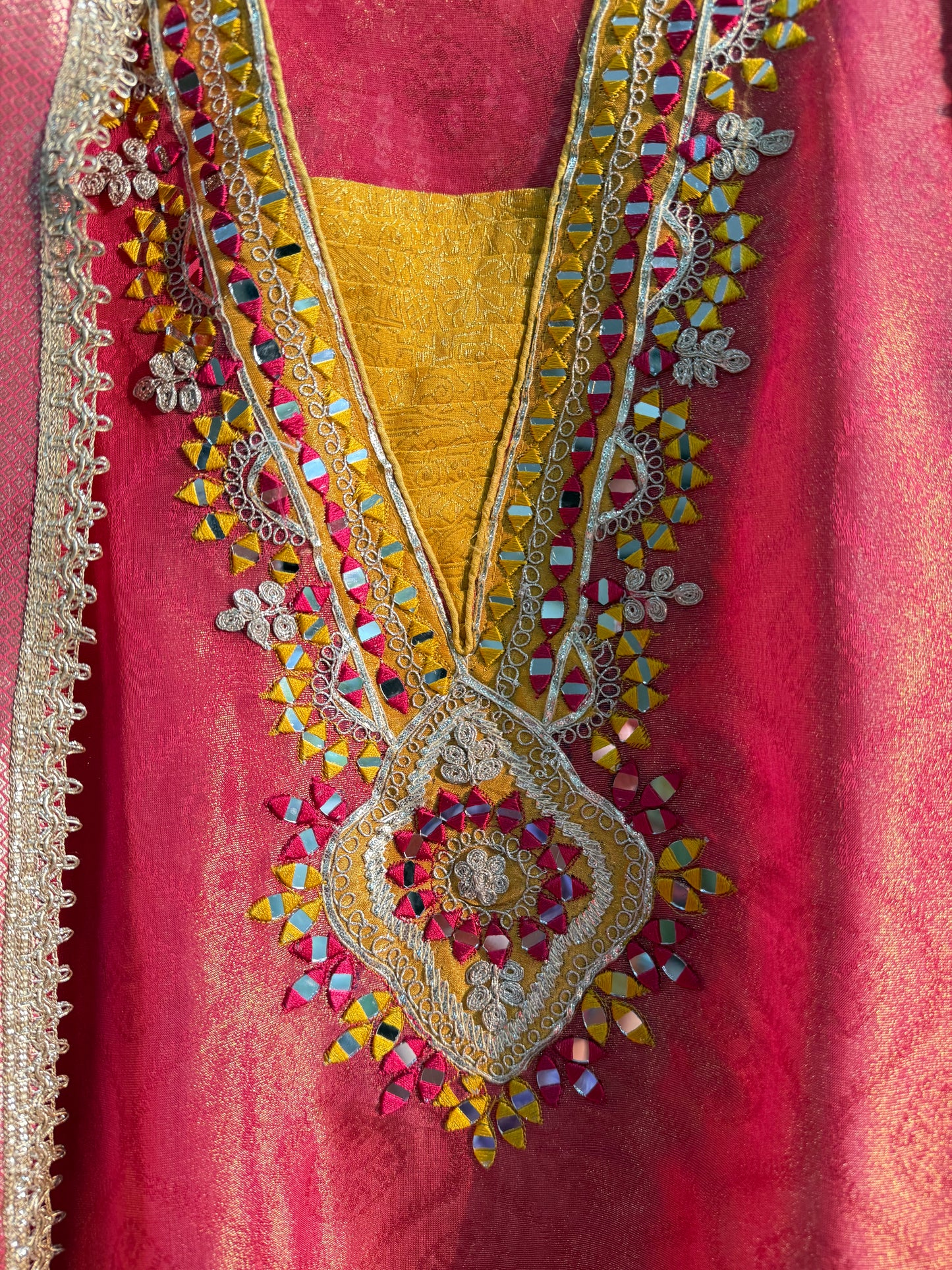 Luxurious patola kanjivaram silk suit