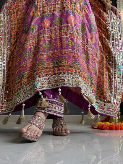 Luxurious patola kaftan set