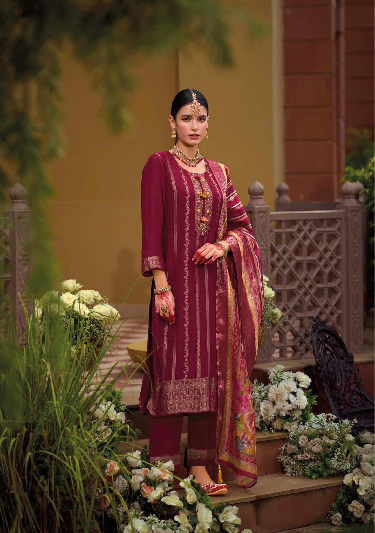 Benarsi silk suit sets