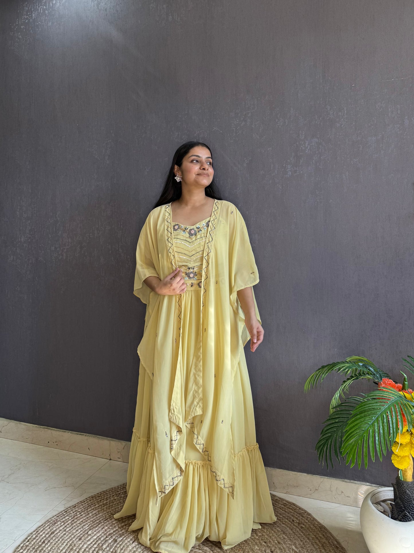 Cape Lehenga set