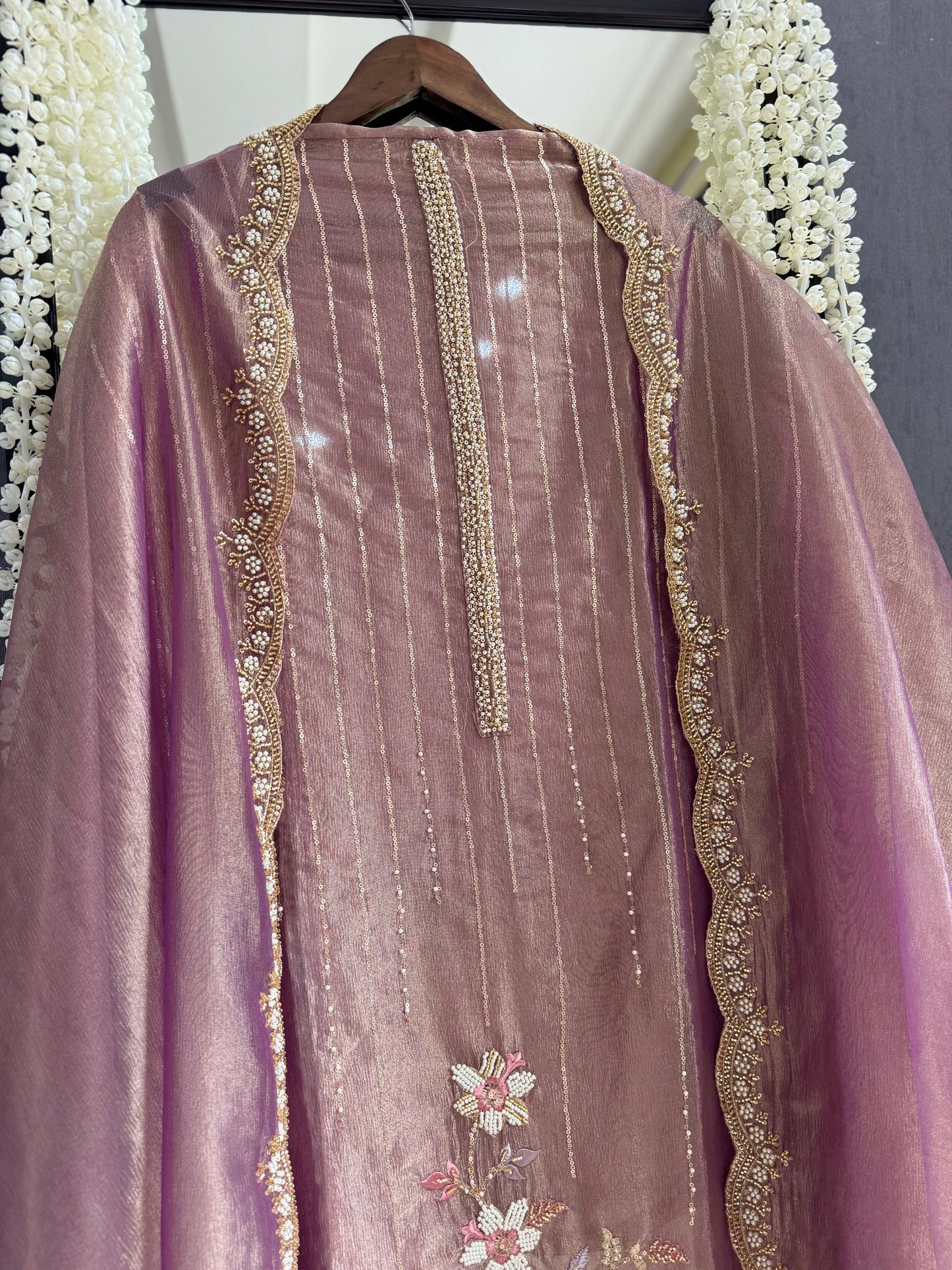 Premium Crush Tissue handwork suit