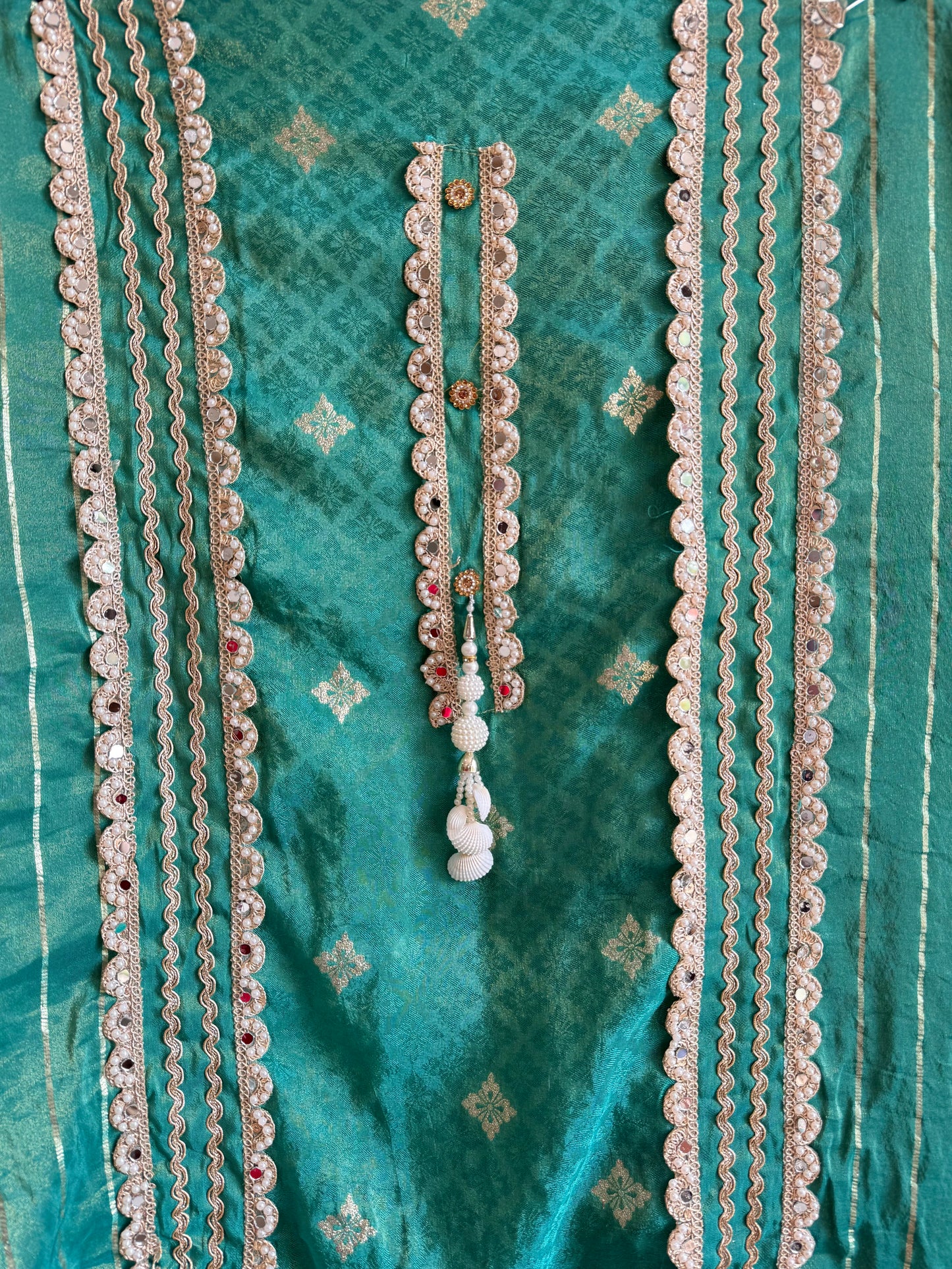 Mirror Benarsi Tissue silk suit
