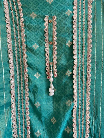 Mirror Benarsi Tissue silk suit