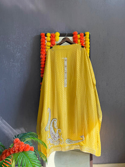 Luxurious handwork Tissue Benarsi silk suit