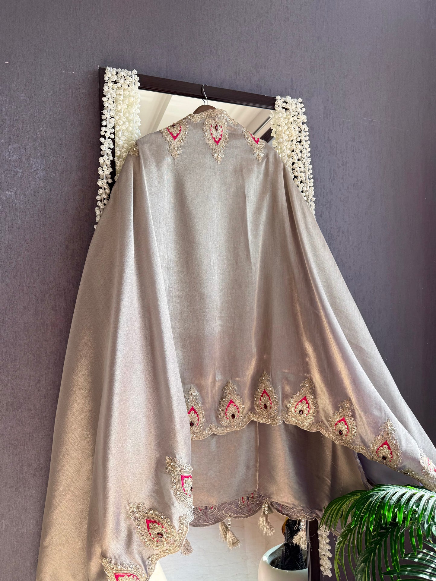Luxurious bejewelled suit